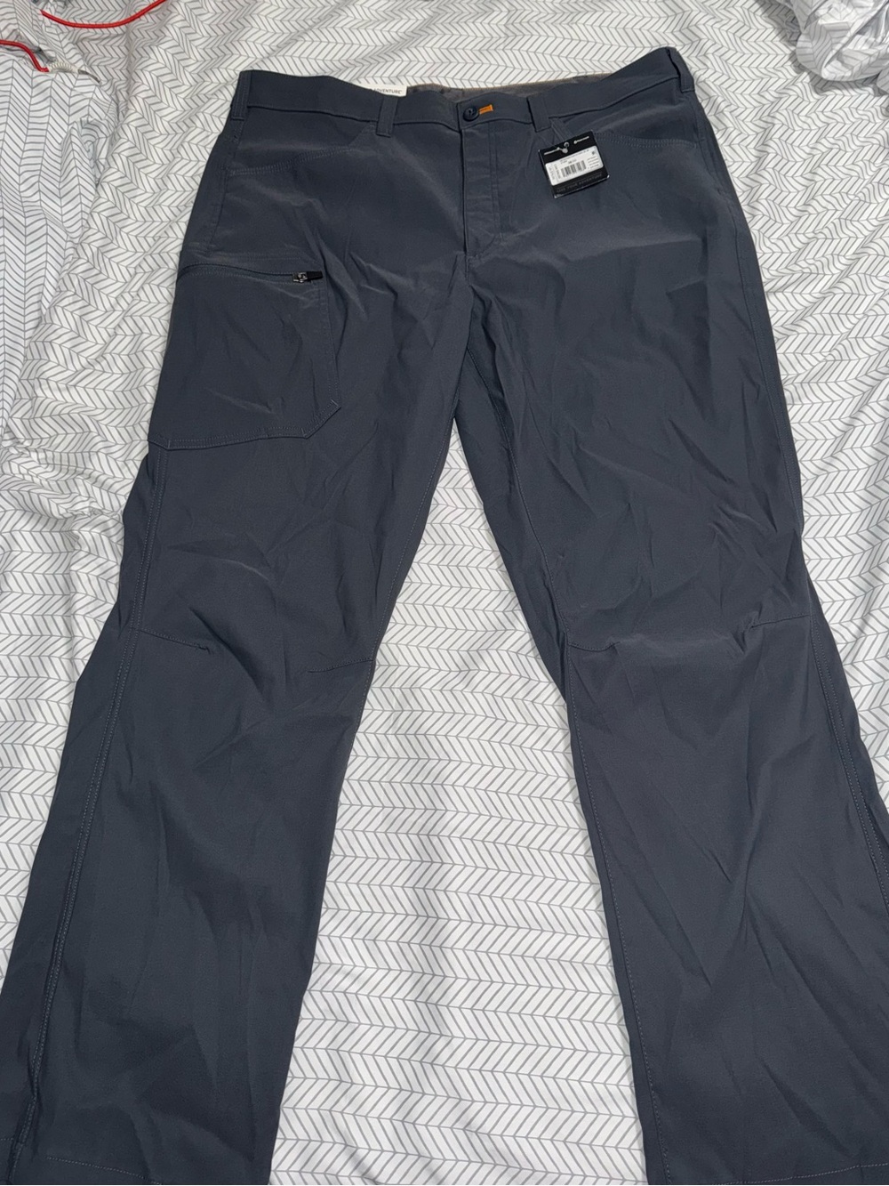 14th & Union Men's Charcoal Cargo Pants